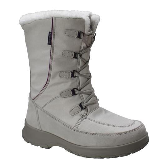Womens Waterproof Nylon Winter Leather Boots