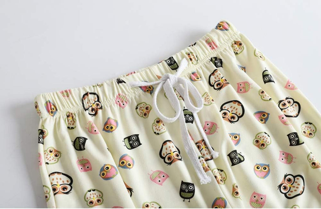 Women Pajamas Cute Christmas Bear Sleepwear Long Sleeve Stripes Loungewear