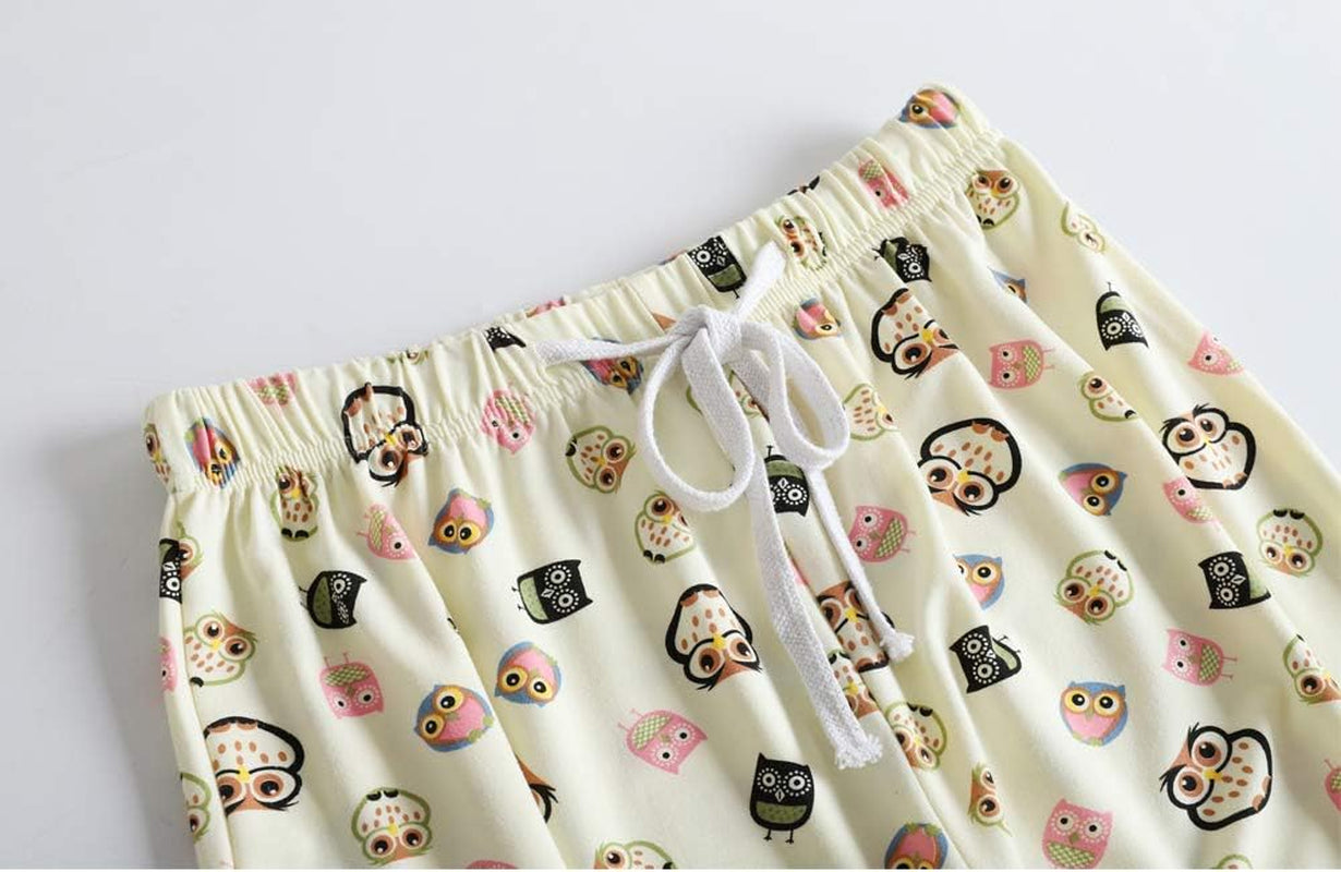 Women Pajamas Cute Christmas Bear Sleepwear Long Sleeve Stripes Loungewear