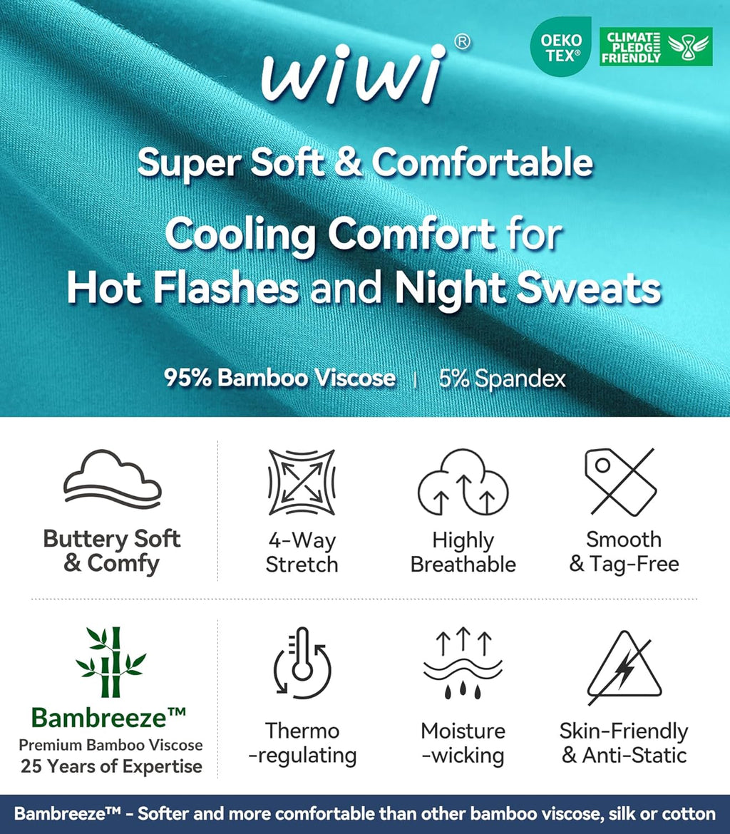 Bamboo Viscose Pajamas for Women Soft Capri Pants Pajama Sets plus Size Sleepwear Pjs Loungewear S-4X