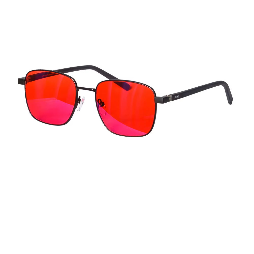 Glasses Men Women Blue Light Glasses Computer Gaming Glasses Red/Orange/Clear Lens Blocking Blue Light Eyeglasses Sh001